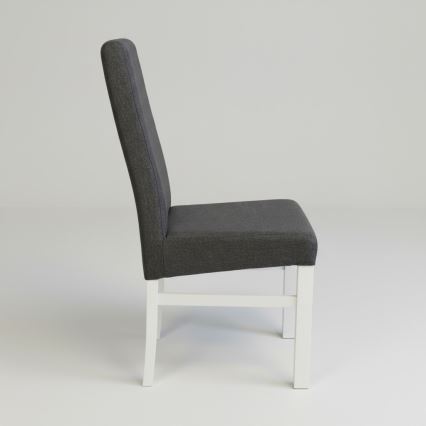 Silla de comedor ALISON gris/blanco