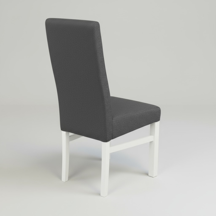 Silla de comedor ALISON gris/blanco