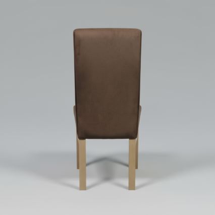 Silla de comedor ALISON marrón/haya