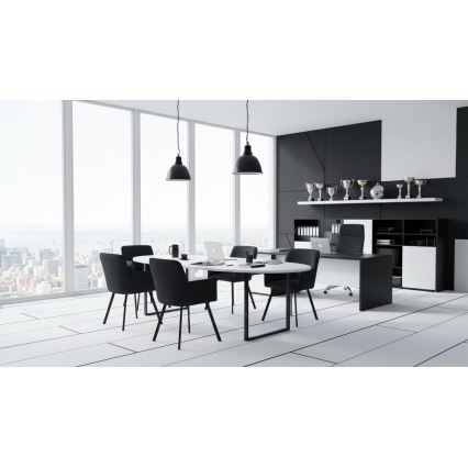 Silla de comedor AMELIA negro