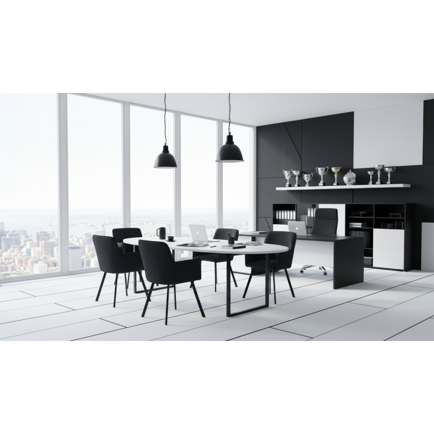 Silla de comedor AMELIA negro