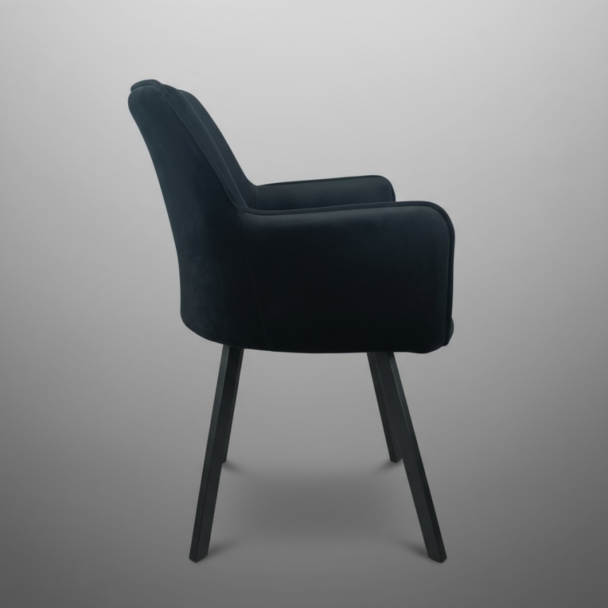 Silla de comedor AMELIA negro