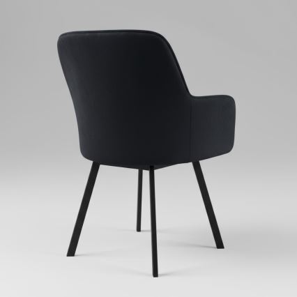 Silla de comedor AMELIA negro