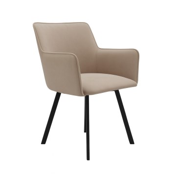 Silla de comedor AMELIA taupe