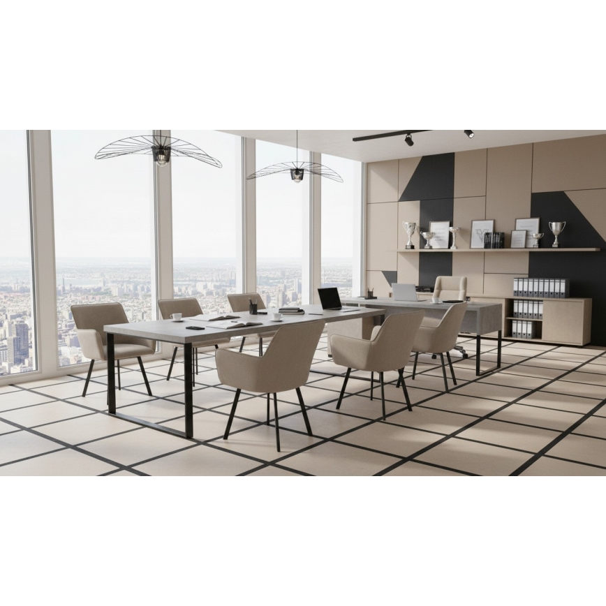 Silla de comedor AMELIA taupe