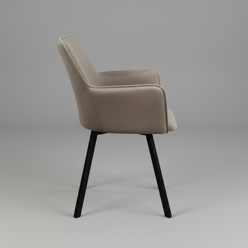 Silla de comedor AMELIA taupe