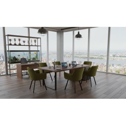 Silla de comedor AMELIA verde