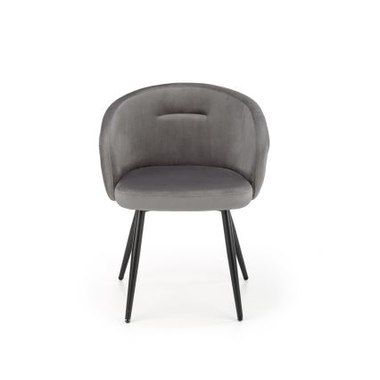 Silla de comedor CALMURE gris