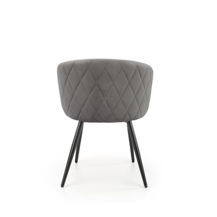 Silla de comedor CALMURE gris