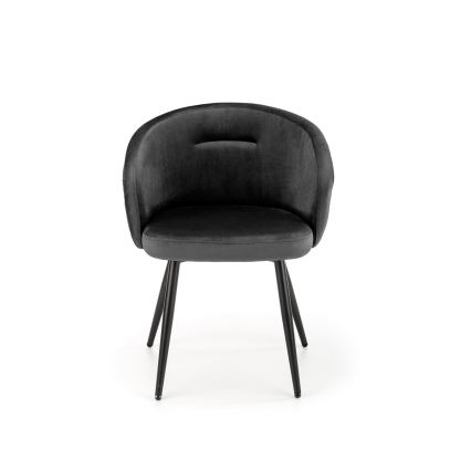 Silla de comedor CALMURE negra