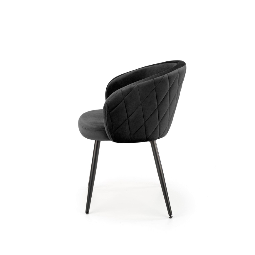 Silla de comedor CALMURE negra