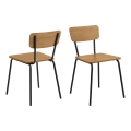 Silla de comedor CARYS, 1 unidad, roble