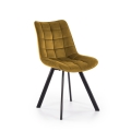 Silla de comedor COMORO, 1 ud., amarilla