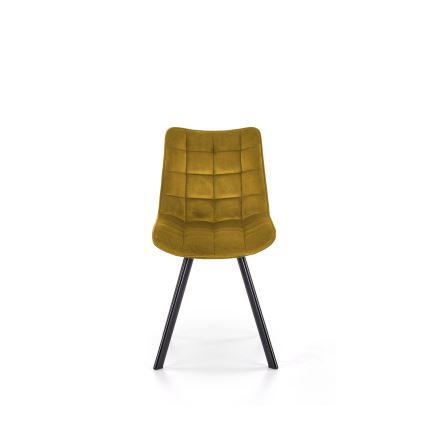 Silla de comedor COMORO, 1 ud., amarilla