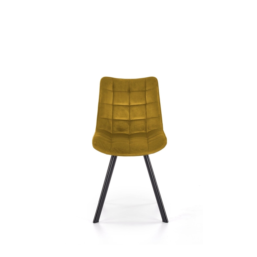 Silla de comedor COMORO, 1 ud., amarilla