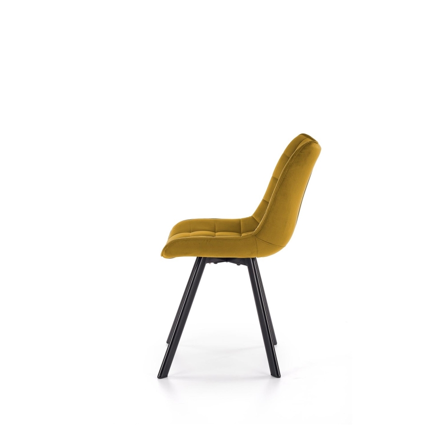 Silla de comedor COMORO, 1 ud., amarilla
