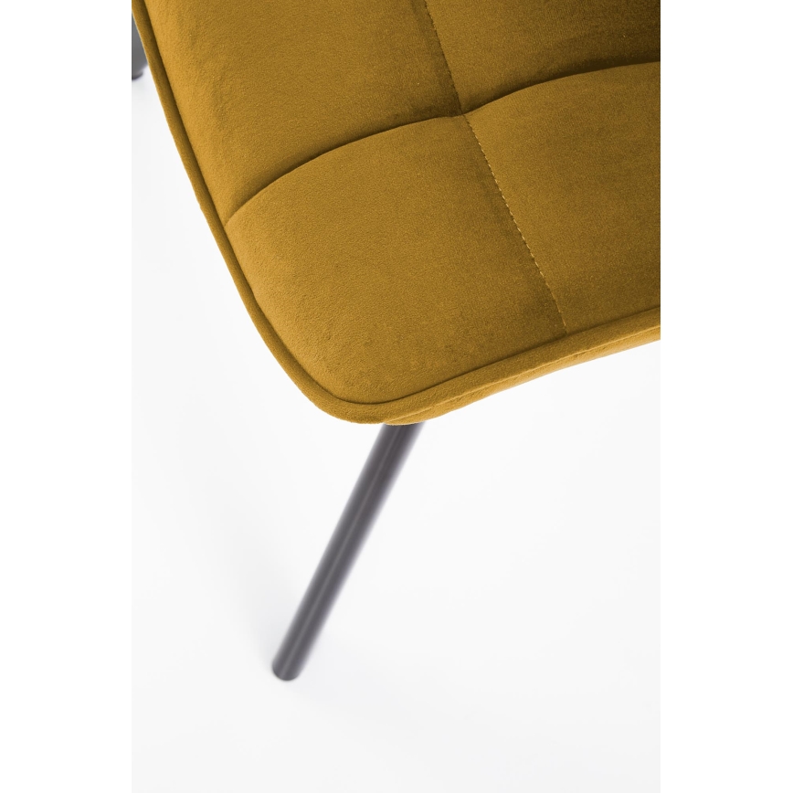 Silla de comedor COMORO, 1 ud., amarilla