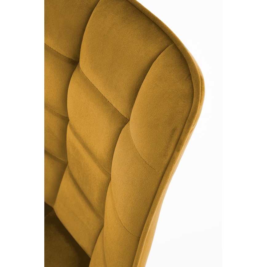 Silla de comedor COMORO, 1 ud., amarilla