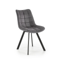 Silla de comedor COMORO, 1 unidad, gris oscuro