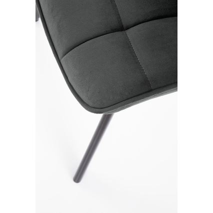 Silla de comedor COMORO, 1 unidad, gris oscuro