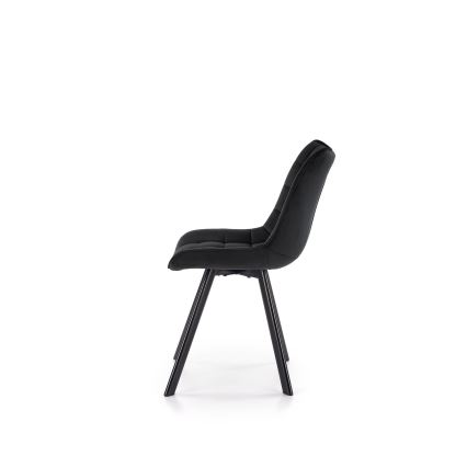 Silla de comedor COMORO, 1 unidad, negra