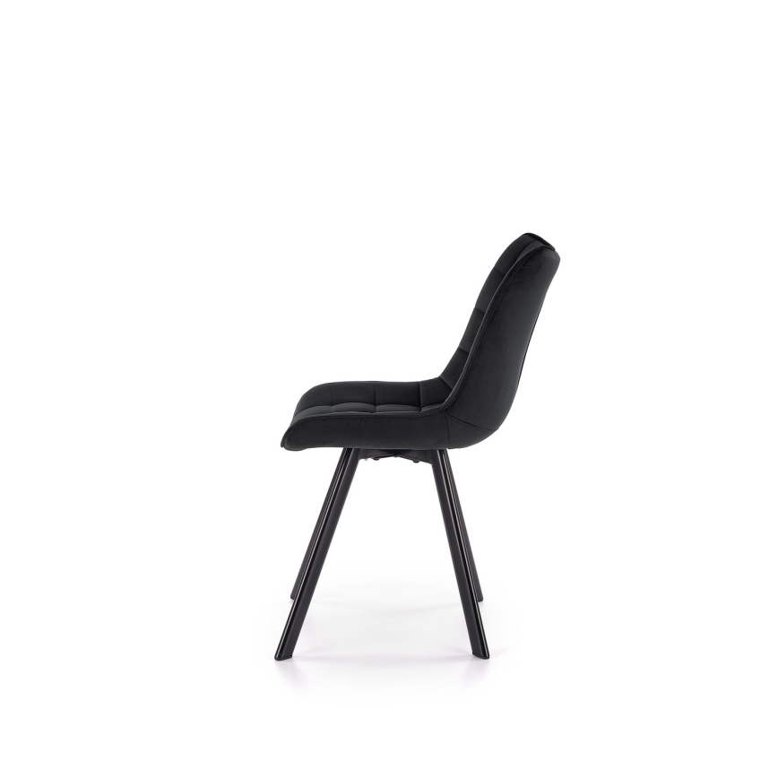 Silla de comedor COMORO, 1 unidad, negra