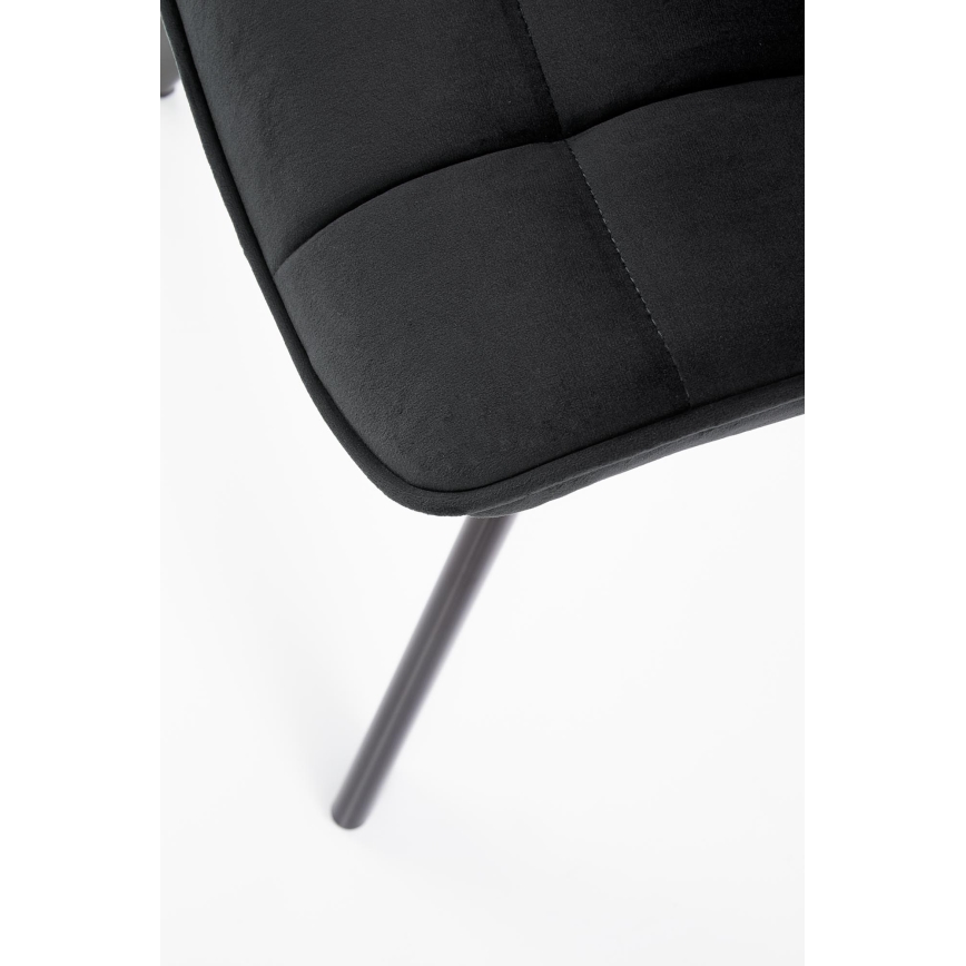 Silla de comedor COMORO, 1 unidad, negra