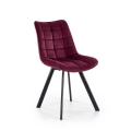 Silla de comedor COMORO, 1 unidad, rojo oscuro