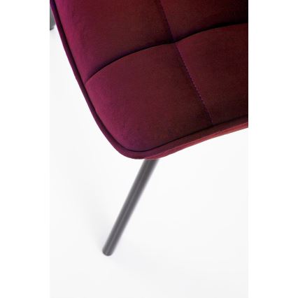 Silla de comedor COMORO, 1 unidad, rojo oscuro