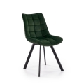 Silla de comedor COMORO — 1 unidad, verde oscuro