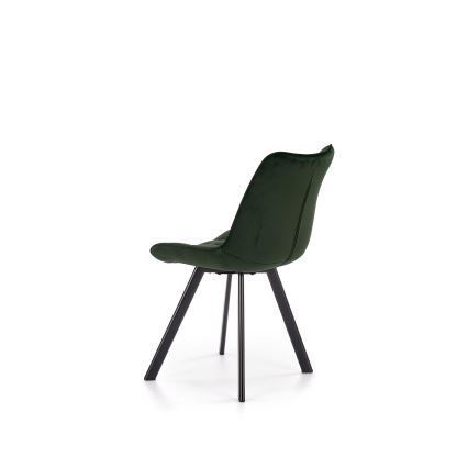 Silla de comedor COMORO — 1 unidad, verde oscuro