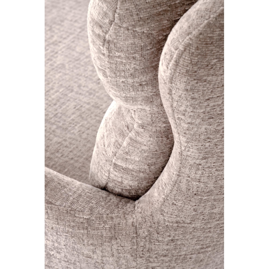 Silla de comedor giratoria FIER 1 ud. gris