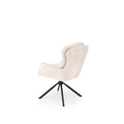 Silla de comedor giratoria FIER, 1 unidad, beige