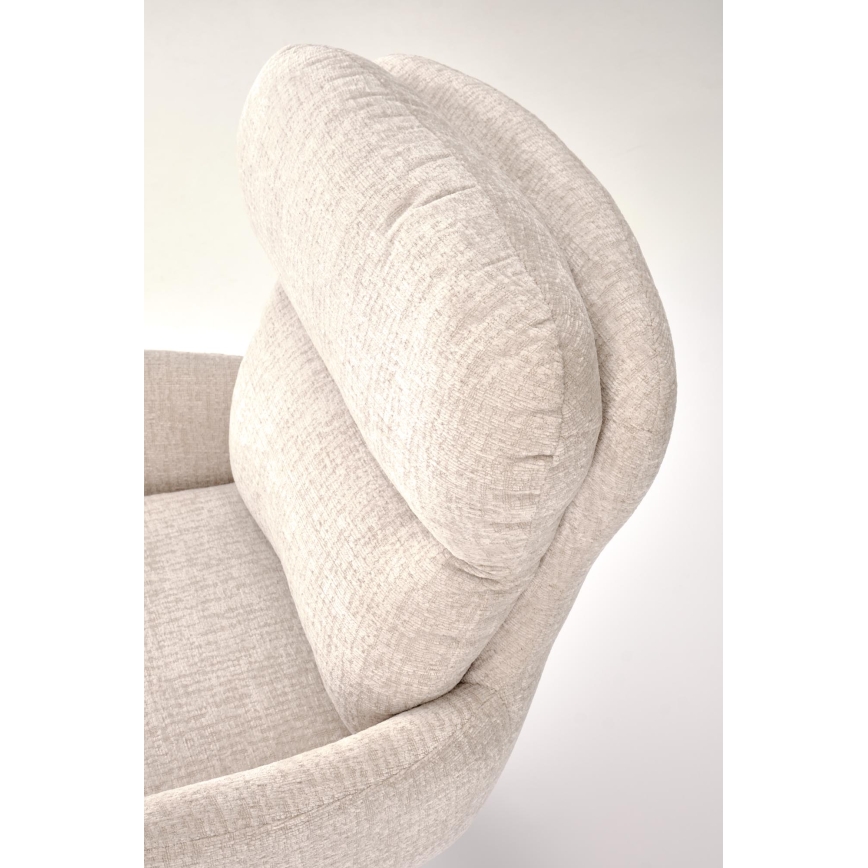 Silla de comedor giratoria FIER, 1 unidad, beige