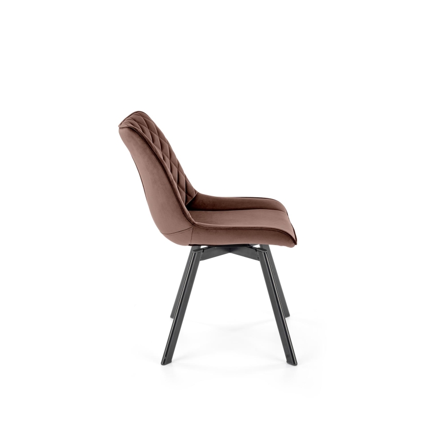 Silla de comedor giratoria OMBRA, 1 unidad, marrón