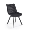 Silla de comedor giratoria OMBRA 1 unidad negra