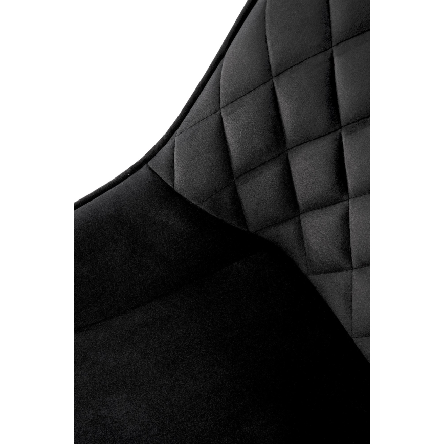 Silla de comedor giratoria OMBRA 1 unidad negra