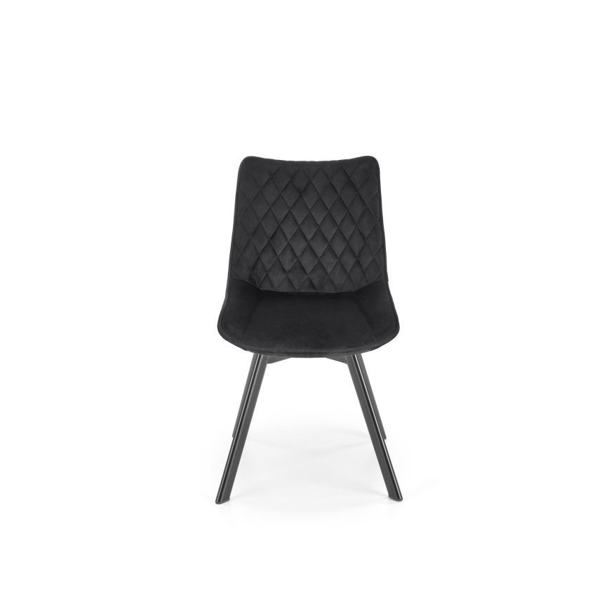 Silla de comedor giratoria OMBRA 1 unidad negra
