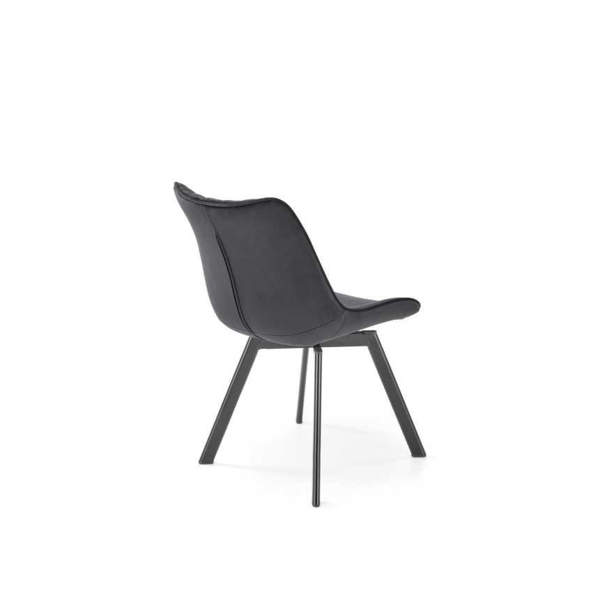 Silla de comedor giratoria OMBRA 1 unidad negra