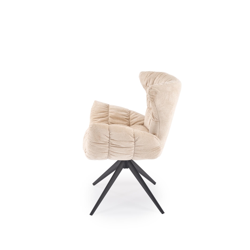 Silla de comedor giratoria SETA 1 ud. beige