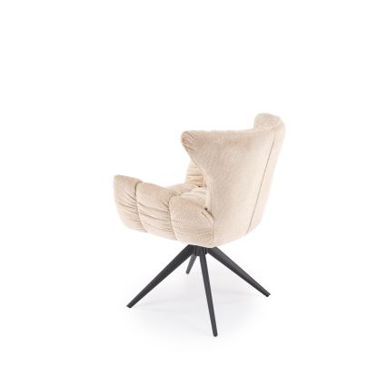 Silla de comedor giratoria SETA 1 ud. beige