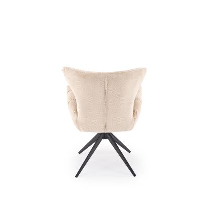 Silla de comedor giratoria SETA 1 ud. beige