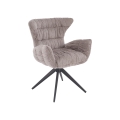 Silla de comedor giratoria SETA, 1 unidad, gris