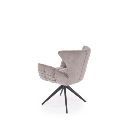 Silla de comedor giratoria SETA, 1 unidad, gris