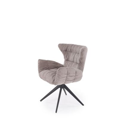 Silla de comedor giratoria SETA, 1 unidad, gris