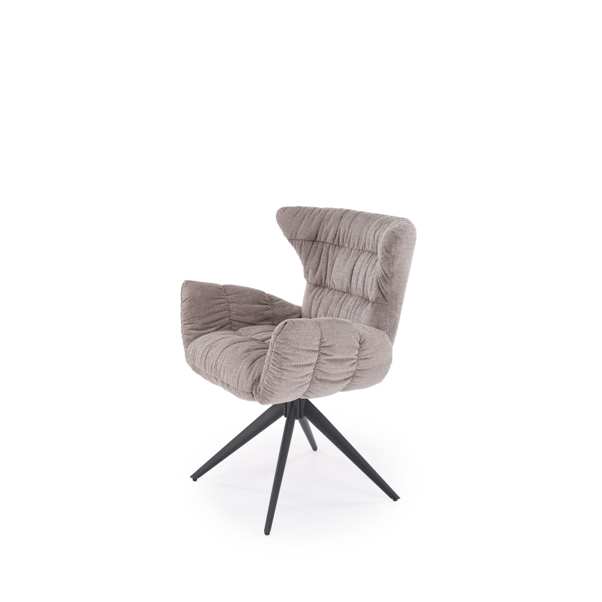 Silla de comedor giratoria SETA, 1 unidad, gris