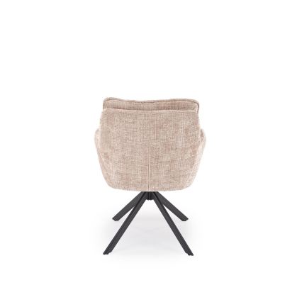 Silla de comedor giratoria VENT 1 ud. beige