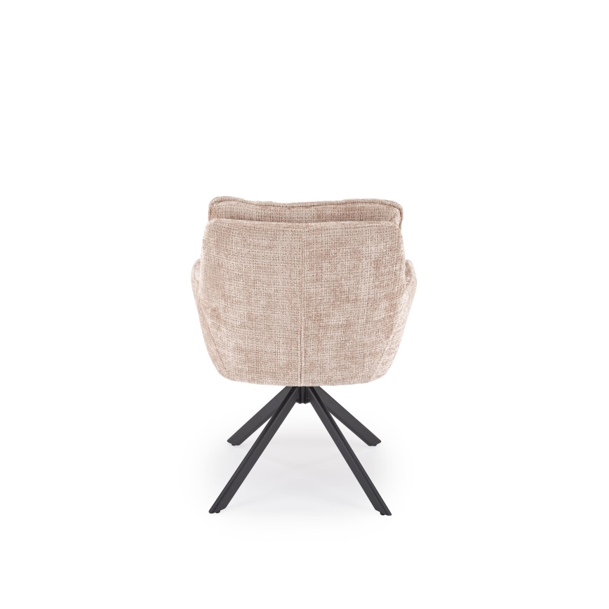 Silla de comedor giratoria VENT 1 ud. beige