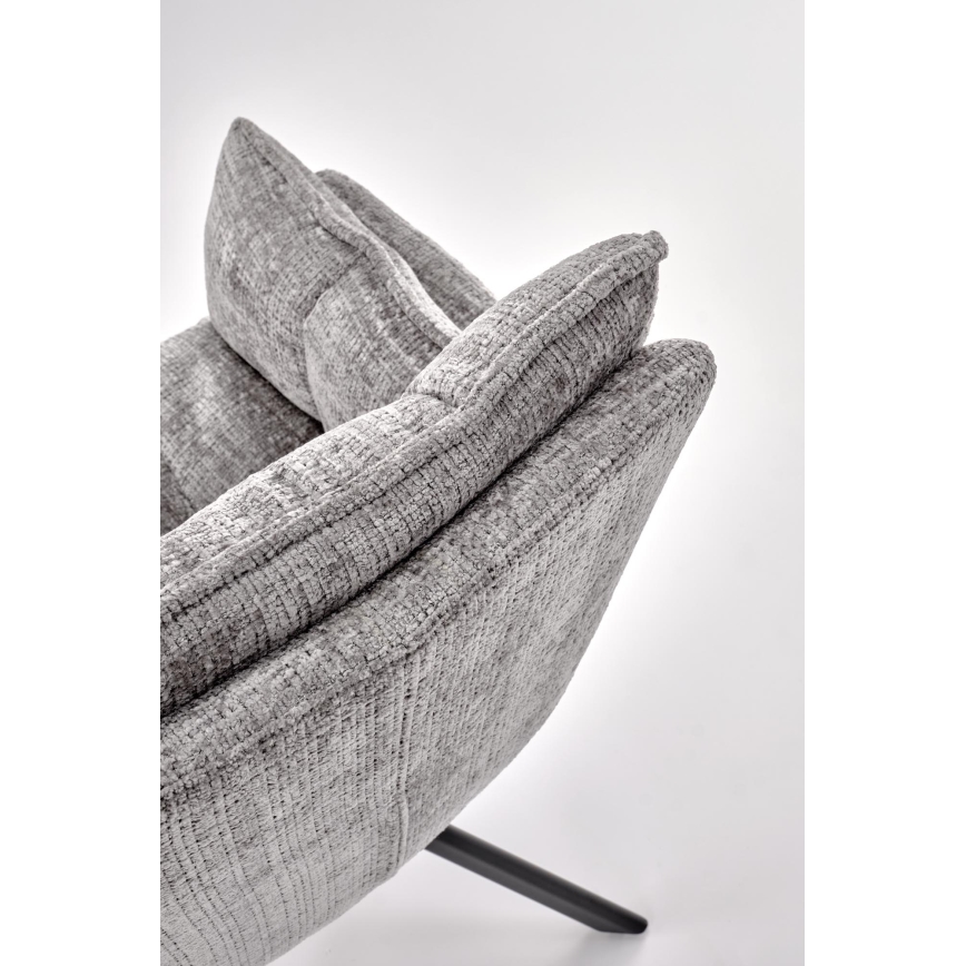 Silla de comedor giratoria VENT 1 ud. gris