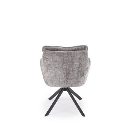 Silla de comedor giratoria VENT 1 ud. gris